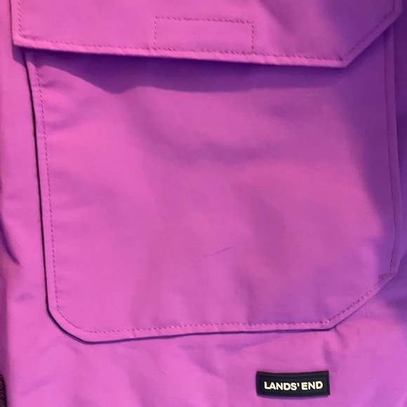 Lands End Kids Squall Waterproof Insulated Winter Parka w/ Grow-A-Long Sleeves - Picture 3 of 10